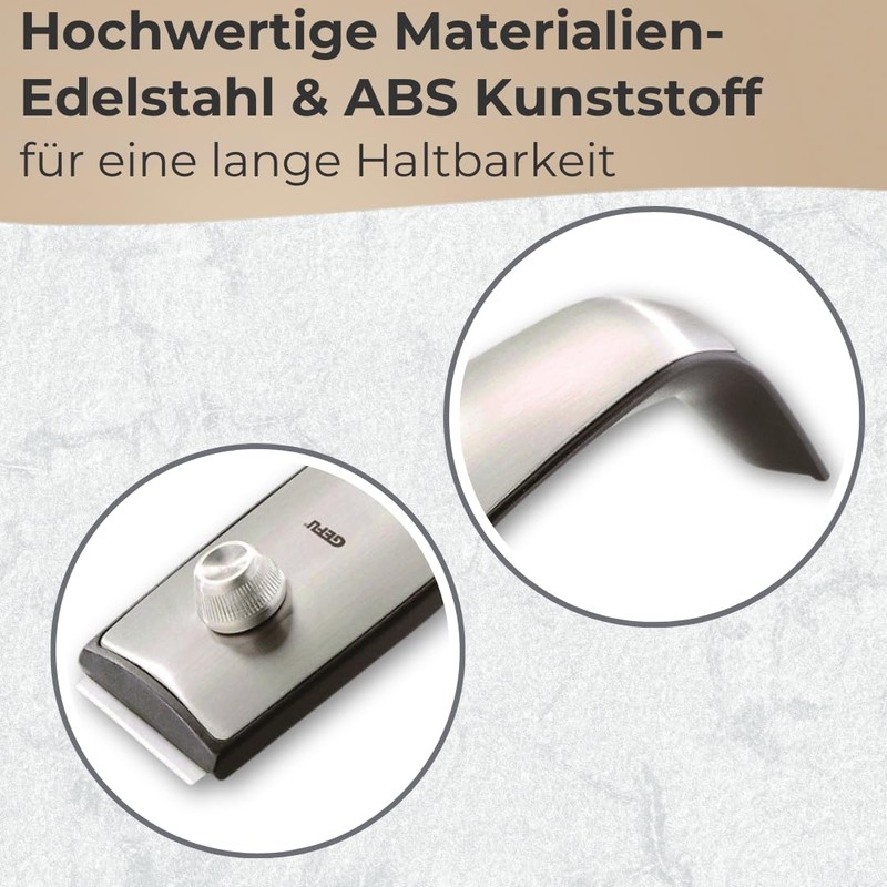 GEFU Vitro Ceramic Hob Scraper Blanco, For Induction and Glass
