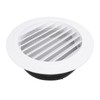 8 Inch Round Vent Cover, 200mm Weather Resistant ABS White