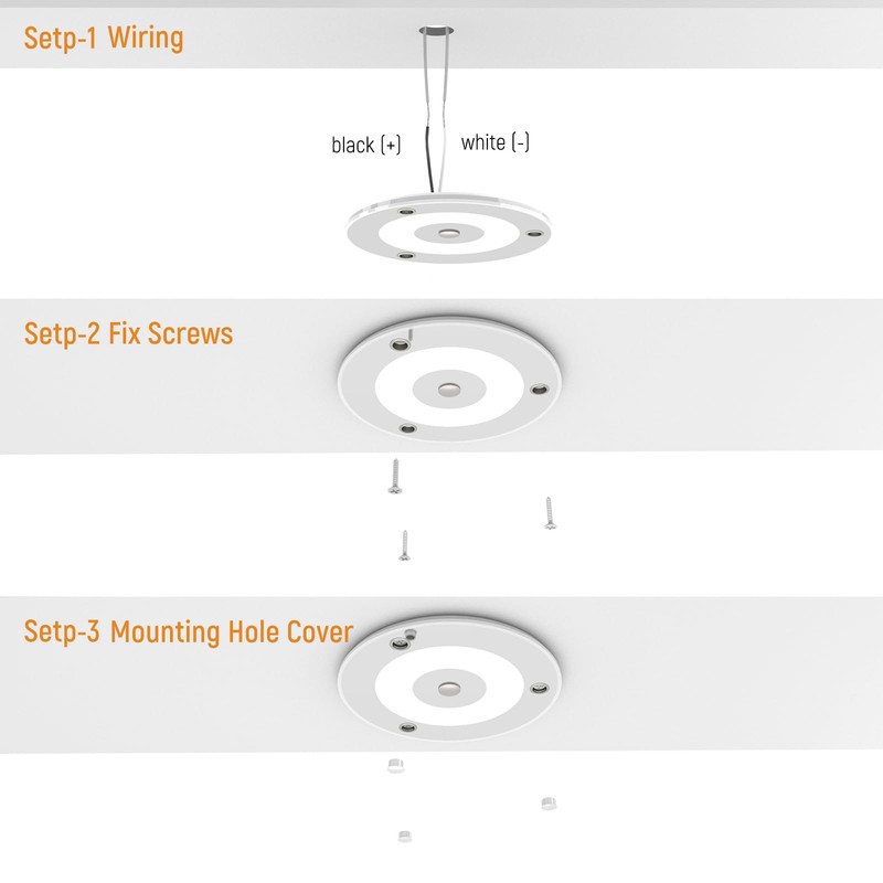 Obeaming 2 Pack 12V LED Ceiling Dome Light 400LM, 4.75"
