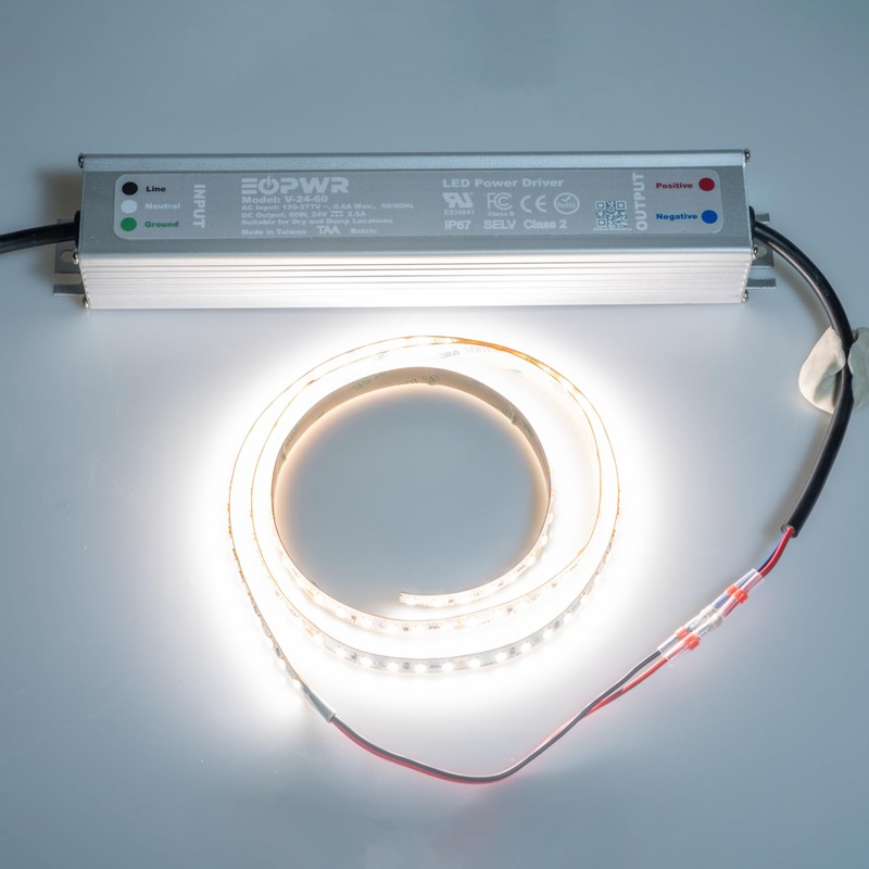 EOPWR LED Driver 60W Waterproof IP67 Power Supply AC120-277V to