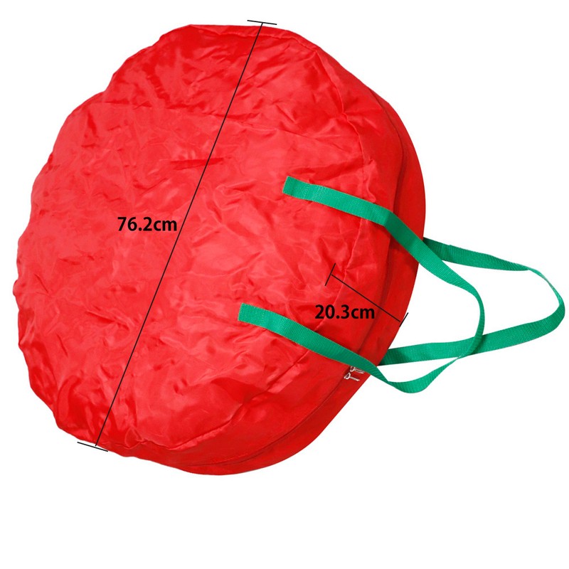 Clear Storage Bag Christmas Wreath Storage Bag Christmas Decoration