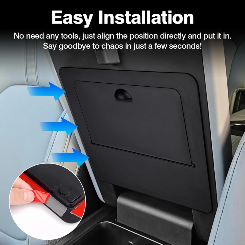 Autorder Armrest Hidden Storage Box for 2023-2026 Honda Pilot/2024-2026 Ridgeline/2024-2026