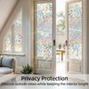 DARUITE Rainbow Window Film Privacy Film for Glass Windows Static