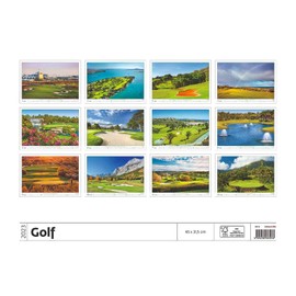 Golf Calendar - Calendars 2022 - 2023 Wall Calendar - Golf Courses Calendar - Links Calendar - Golf Course Calendar - Photo Calendar - Sports Calendar By Helma (Multilingual Edition)