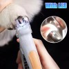 Professional Pet Nail Clipper Scissors With LED Light Cat Dog