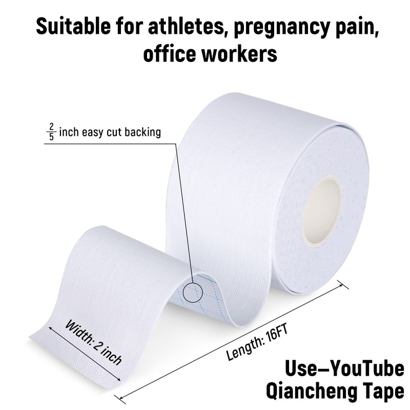 Kinesiology Tape for Sports Athletes - 16 FT Waterproof Athletic