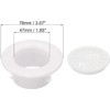 2-Pack Round Plastic Vent Round Vent Cover, Plastic Adjustable Air