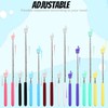 8Pcs Telescopic Teachers Pointer, Extendable Hand Pointer Finger Pointer Stick,