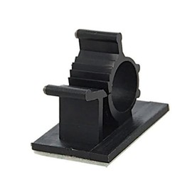 MaxLLTo Cable Clips, 3/8" inch Self Adhesive Adjustable Wire Cable Ties Clamps Sticker Clips, 8pcs