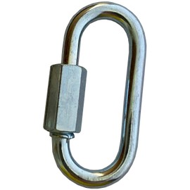 Merriway BH04344 Quick Link Chain Repair Shackles, M10 (3/8 inch) - Zinc Plated Steel