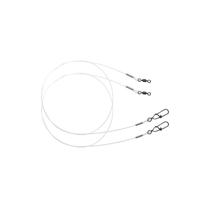 Spro Matt Black Leader Fluoro - 2 Fluorocarbon Spin Leaders