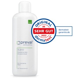preval® Oil Bath 500 ml, Replenishing Emulsion Bath for Dry and Sensitive Skin