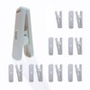 Strong Plastic Clothespins-16 Pack Heavy Duty Laundry Clothes Pins, Strong