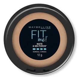 Polvo Compacto Fit Me Mate & Sin Poros 12g Maybelline