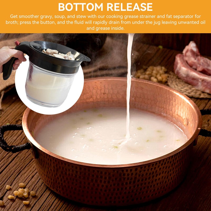 Gravy Fat Separator with Bottom Release, Gravy Separator Fat Separator