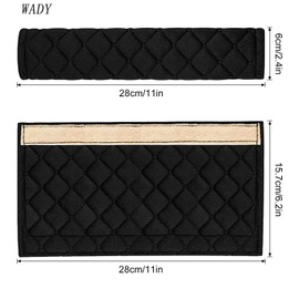 Seat Belt Cover Pad Seatbelt Car Strap Covers 4Pcs Seat Cover Soft Shoulder pad for Helping Protect Your Shoulder from The Rubbing Kids for Kids&Adults (Black)