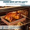 Baking Pans Set, Nonstick Stackable Bakeware Sets, Oven Pans for