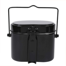 Oi Metal Swiss Style Rice Bowl with Handle, 4 Cook Outdoors, Emergency Use