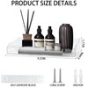 W WINTMING 2PCS Acrylic Shelves for Wall Clear Floating Shelf