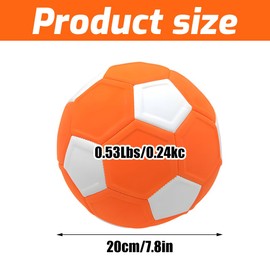 Hojalis Fussball Curve Ball, Curve Ball Fussball Größe 5, Flexibler Fußball Kurvenball Für Kinder mit Pumpe, Luftnadel, Fussball Curveball für Kinder Fußballtraining Indoor Outdoor