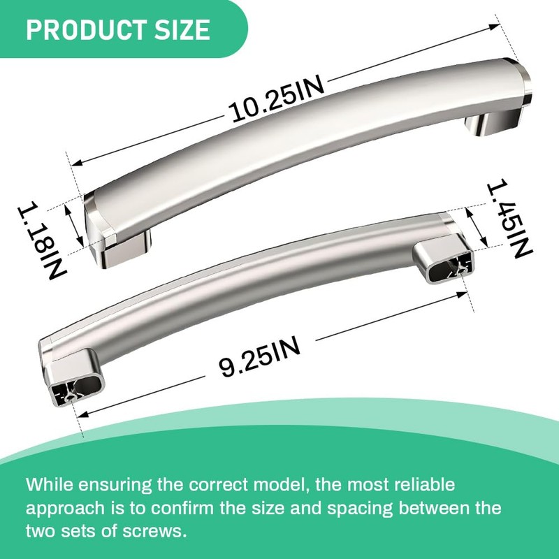 Upgraded WB15X10278 Microwave Handle Replacement Compatible with General Electric GE