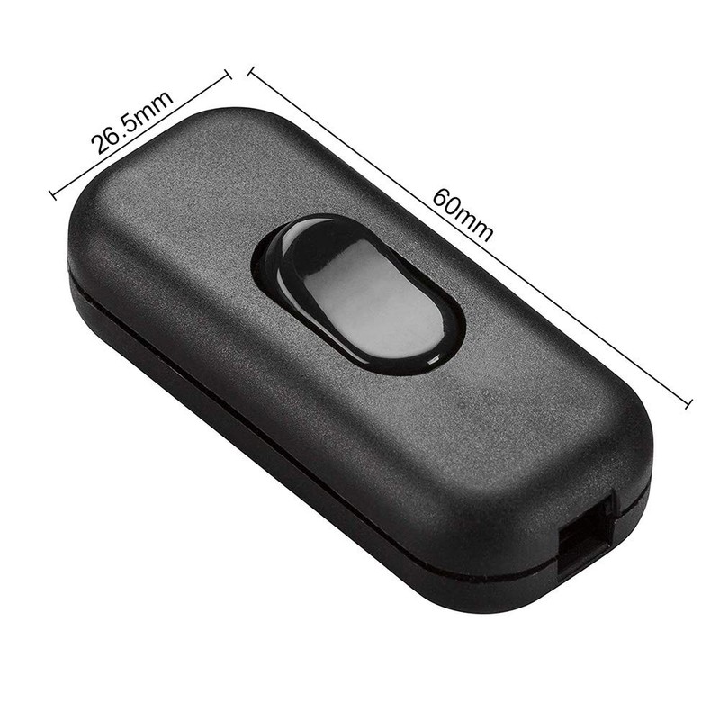 Cord Switch 1 Piece Lamp Switch Inline On/Off Table Desk