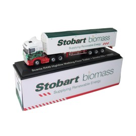 Eddie Stobart Biomass Scania R440 Walking Floor Trailer Scale Model Lorry, 1:76 Scale, Amelia Ella NB