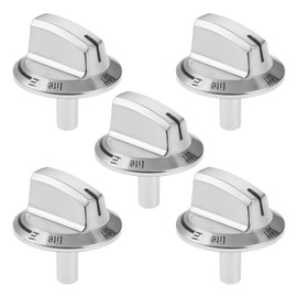 MOOTVGOO 5 Pack 5304525746 Gas Cooktop Knobs, Surface Burner Control Knobs, Range Stove Knobs Replacement for Frigidaire Range Knobs, Replaces 5304504839, 4960519, AP6997304, PS16227241, EAP16227241