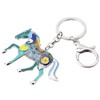 Enamel Metal Horse Key chains For Women Girls Gifts Car