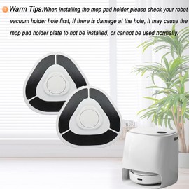 Mop Pad Holder for Freo X Ultra, for Freo Robot Vacuum Cleaner, 2 Pcs Freo Mop Pad Board Holder Accessories Attachments, Freo X Ultra Mop Pad Plate Replacement Part