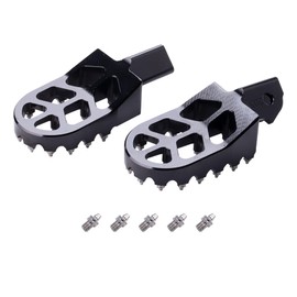 MWMNUN Sur Ron Foot Pegs, Dirt Bike Motorcycle Foot Pegs CNC 7075 Pedals Rests Compatible with Surron, CRF150F 2003-2019, CRF230F 2003-2019, X160 X260 KDX200 1983-1994