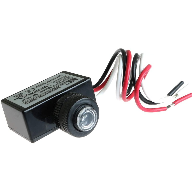 Longdex Photo Eye Light Sensor Switch Auto On/Off 120V Dusk