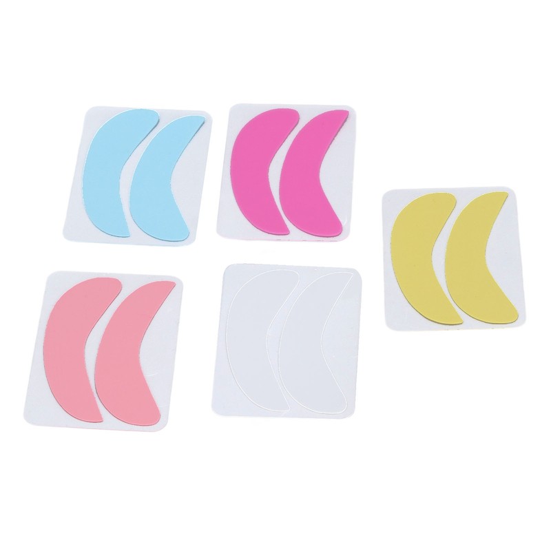 5 Pairs Eyelash Extension Under Eye Pads Half Moon Shaped