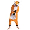 WOTOGOLD Animal Cosplay Costume New Fox Unisex Adult Pajamas Orange