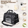Romon Cat Transport Box, Cat Transport Bag, Pet Carrier for