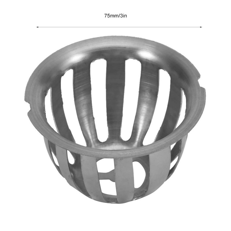 Pack of 2 Stainless Steel Filter Strainer Stops Leaves and