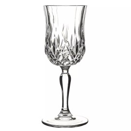 World Faith Elegant and Modern RCR Opera Crystal Glassware - Set of 6 Wine Glasses, 6 oz