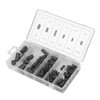 Vacuum Hat Plug Assortment Kit Box Black 80 Pieces for
