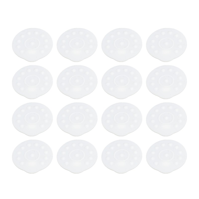 16pcs Breastpump Membrane Replacement Accessory Silicone Breastpump Diaphragm White