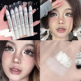 Set 3 Lápiz Resaltador Sombra Ojos Delineador Barra Cremoso Color Blanco