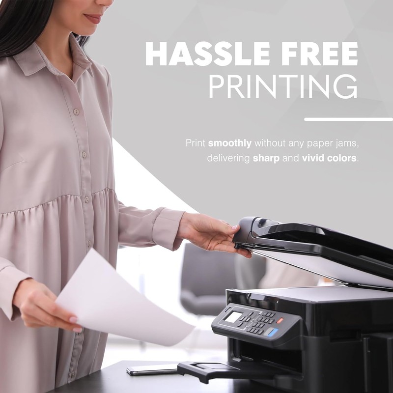 Luxtrous A4 White Paper - 80gsm Bright White Sheets for