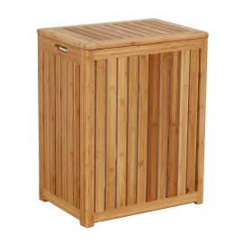 Spa-Style Bamboo Laundry Hamper BRH1248 Eco-Friendly and Stylish Storage Bin for ClothesSKU: BRH1248