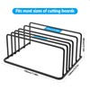 PWGHWG Chopping Board Holder Black Chopping Board Holder Steel Chopping