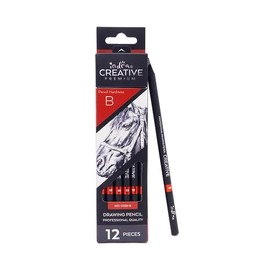 Indra Creative Set 12 Lapices B Para Dibujo Profesional Para Dibujar, Esbozar, Sombrear, Lápices Para Principiantes y Artistas
