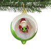 Bethany Lowe Retro Santa Indent Ornament