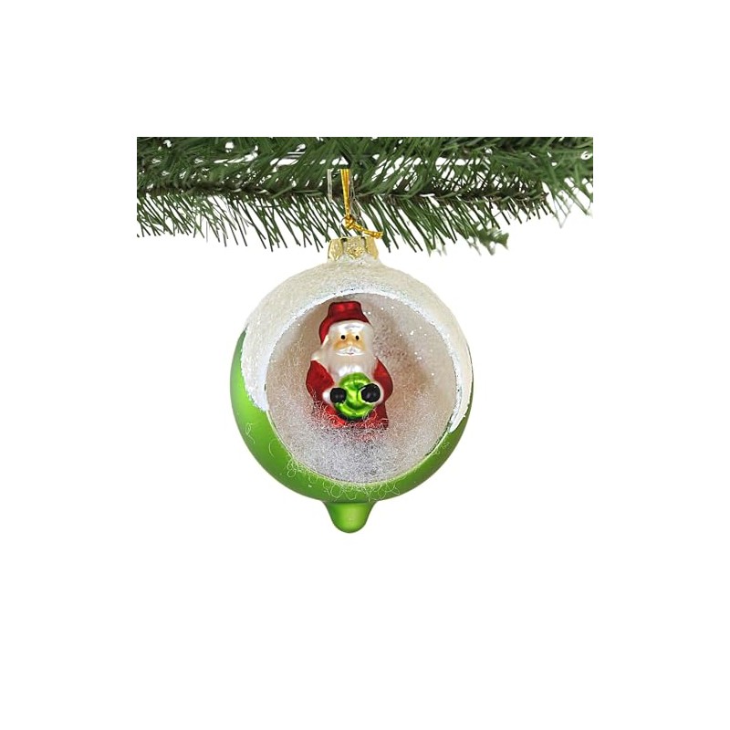 Bethany Lowe Retro Santa Indent Ornament