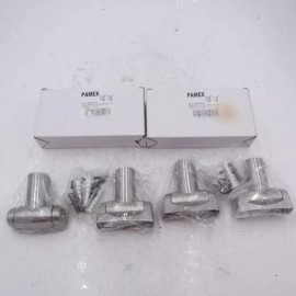 Pamex 2 Pack Pamex Flange Sets Satin Nickel For Curved Shower Rod BSFSN-05