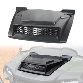 CUSAUTV Sport Hood Scoop Compatible with 2014-2025 Honda Pioneer 700 2P 4P Accessories Front Hood Cover with Vented Mesh Grille Air Flow Intake Kit for Honda Pioneer 700-2 700-4