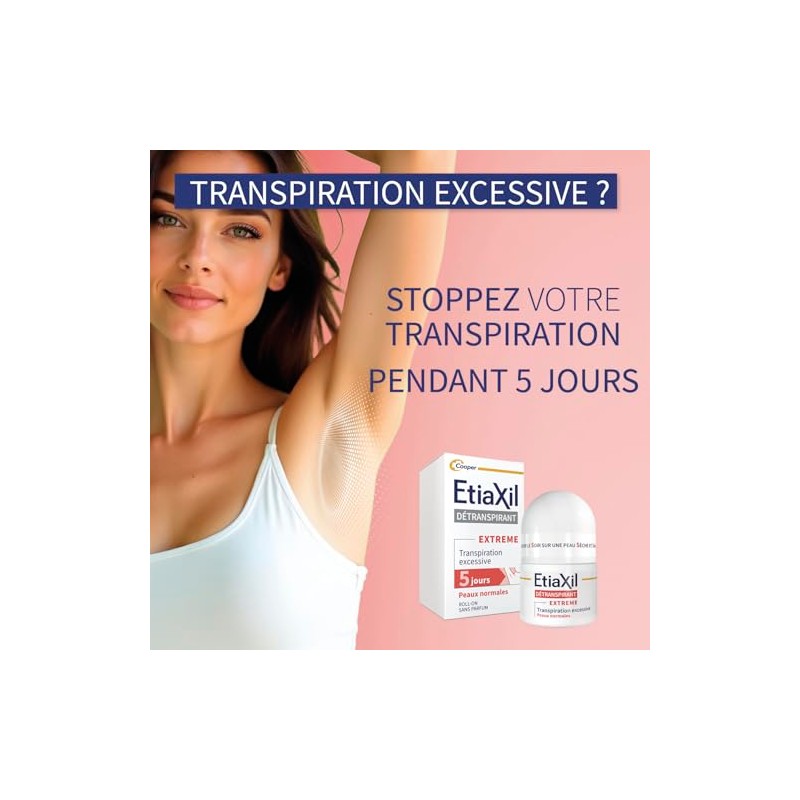 ETIAXIL - Detperspirant - Treatment of Excessive Sweating - Armpits