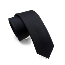 Wehug 4 Pack Men's Classic Solid Color Tie Slim Tie Skinny Ties For Men 2.4'' (6cm), Mix001